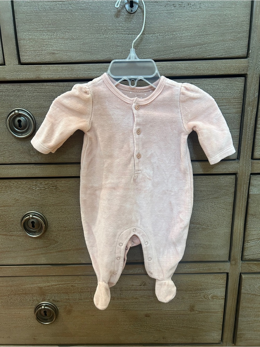 Baby GAP Light Pink Footed One-Piece Romper | Newborn up to 7 lbs